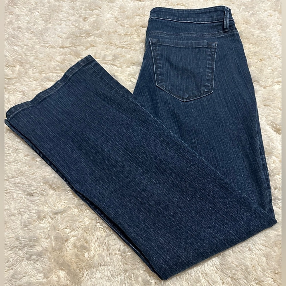 LOFT Women's Size 10x31.5 Original Bootcut Denim Blue Jeans EUC - Picture 9 of 9